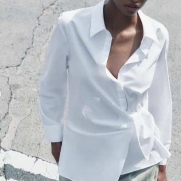 ZARA WOMEN'S SHIRT SIZE L 9479 242 250 - Picture 4 of 6